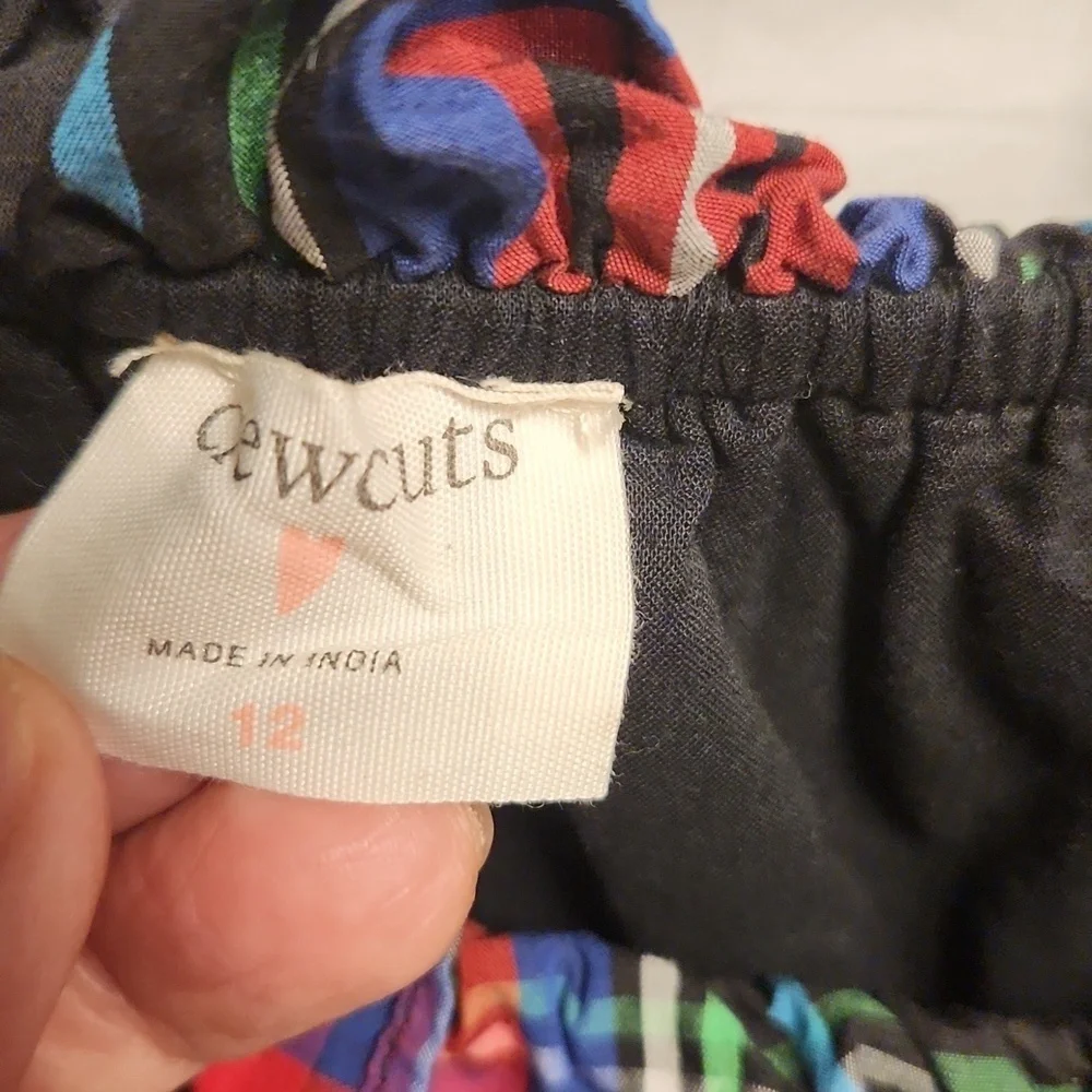 NWOT, J. Crew Crewcuts Stuart Tartan puff sleeves dress sz 12 girls